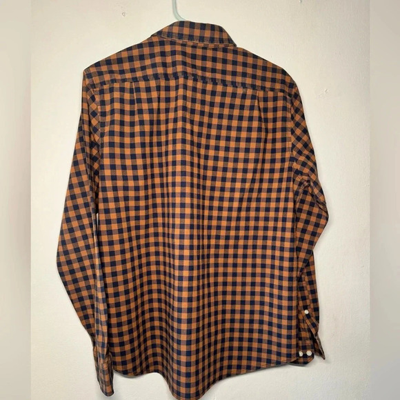 Goodfellow & Company | Men’s Button Down | Orange Plaid - Picture 6 of 12